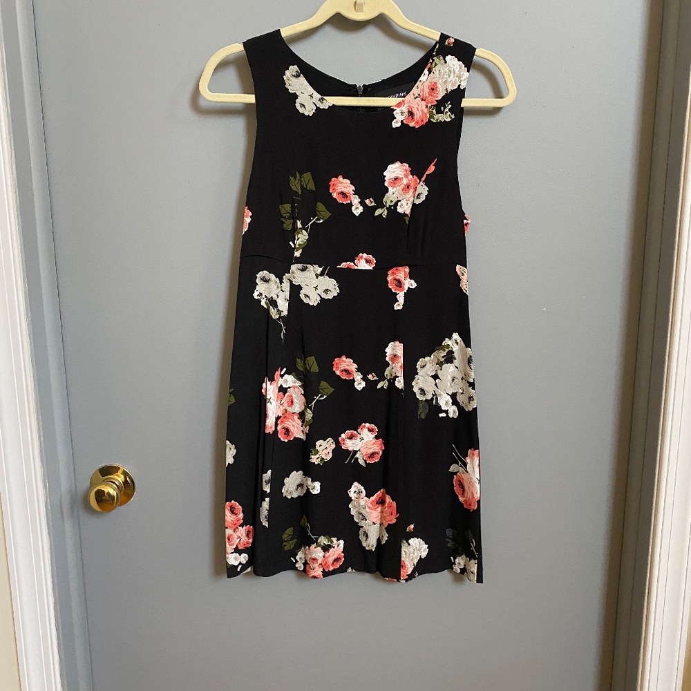 MINKPINK Black Floral Dress